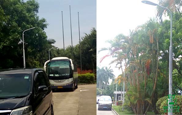 深圳聚醫(yī)療器械廠區(qū)路燈改造